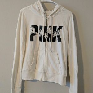 Victoria Secret PINK Zip Up Hoodie Size XS
